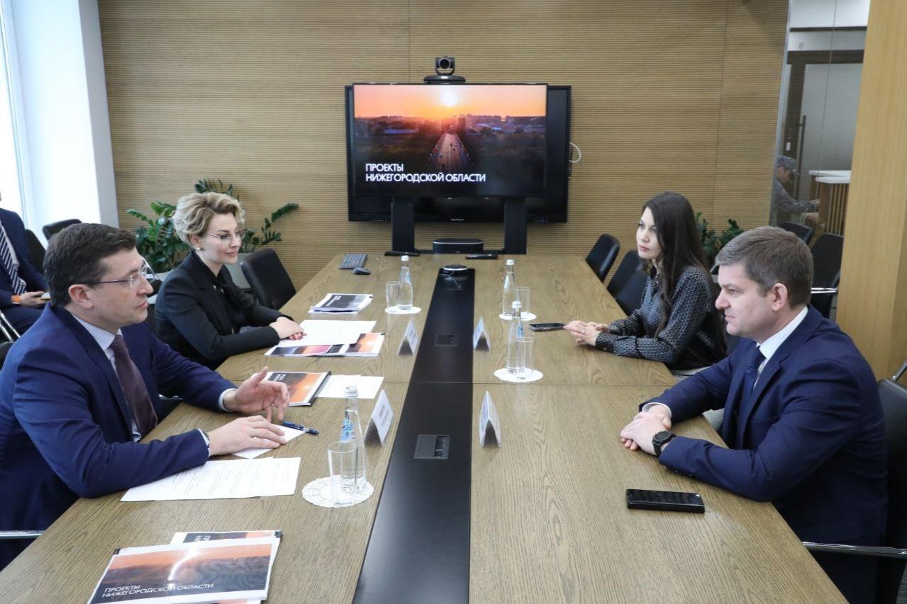 Роман Карманов и Глеб Никитин провели рабочую встречу. Главная тема обсуждения — творческий потенциал Нижегородской области