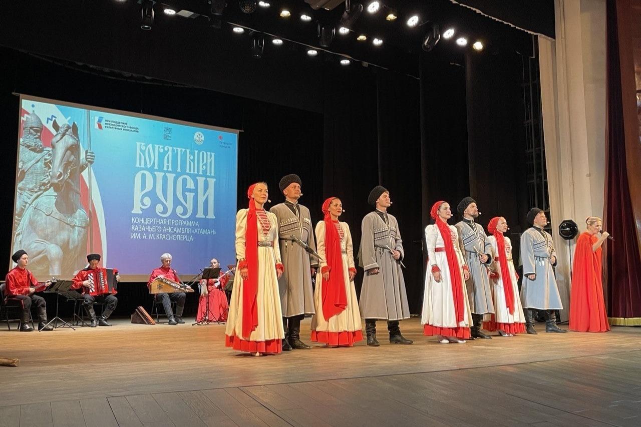 В рамках проекта «Богатыри Руси» в Карелии и Мурманске прошли концерты казачьего ансамбля